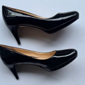 Cole Haan/Nike Air black Patent 3 Inch Leather Heels size 10b